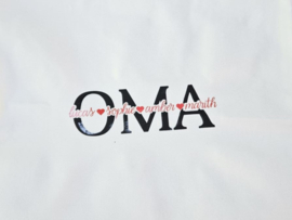 Katoenen Tas “Mama of Oma” – Met namen van (klein)kinderen