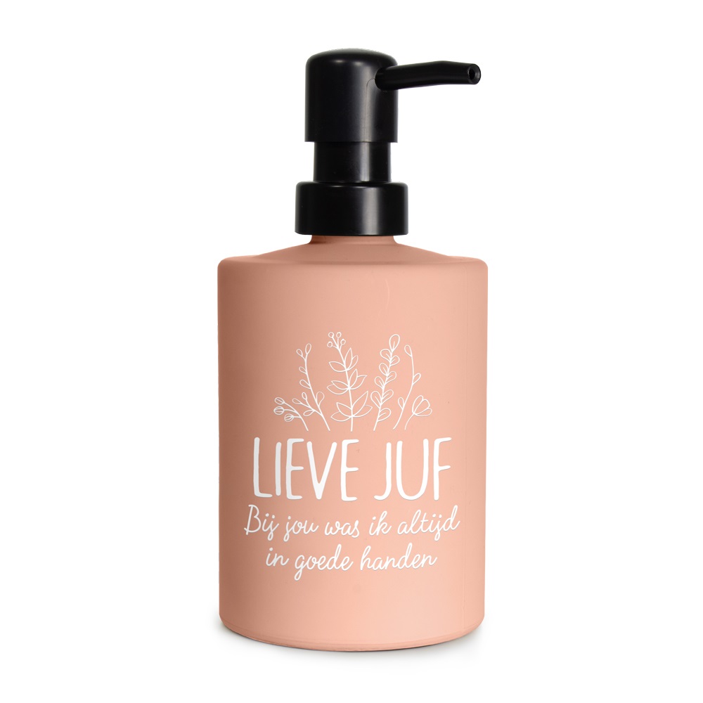 🧼 Zeeppompje Roze – “Lieve juf... Bij jou was ik altijd in goede handen”