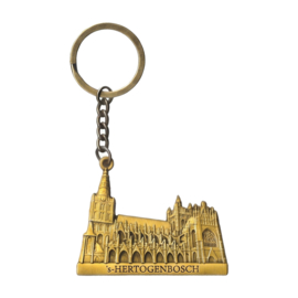 Sint-Janskathedraal Goud Sleutelhanger Zink