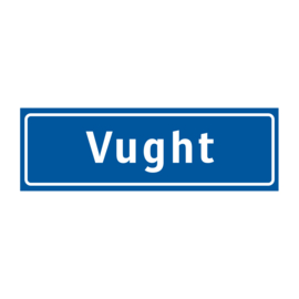 Plaatsnaambord Vught Magneet
