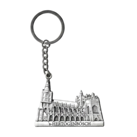 Sint-Janskathedraal Zilver Sleutelhanger Zink