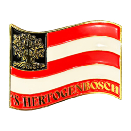 Vlag 's-Hertogenbosch Magneet Zink