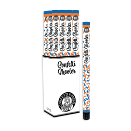 Confetti Shooter Oranje Blauw 80 cm