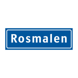 Plaatsnaambord Rosmalen Magneet