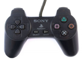 Sony PS1 Analog Controller Zwart