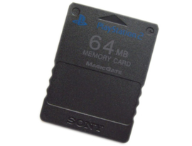 Sony PS2 64MB Memory Card Zwart SCPH-10020