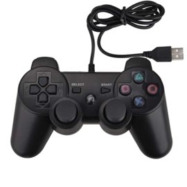 PS3 Controller Wired Zwart (Third Party)