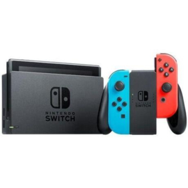 Nintendo Switch Console Set Blauw / Rood V1 (Nette Staat & Krasvrij Scherm)