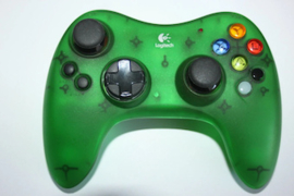 Xbox Attack Green Logitech Wireless Controller + Receiver