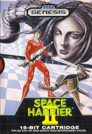 Space Harrier II - Sega Genesis - NTSC (Losse Cartridge)