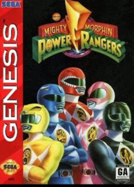 Mighty Morphin Power Rangers - Sega Genesis - NTSC (Losse Cassette)