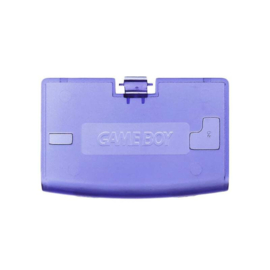 Game Boy Advance Batterijklepje Transparent Paars (Third Party) (Nieuw)