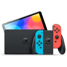 Nintendo Switch OLED Rood/Blauw (Nette Staat)
