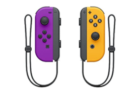 Originele Nintendo Switch Joy Con Paars/Neon Set