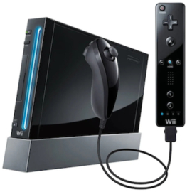 Nintendo Wii Zwart + Controller (Bundel)