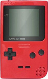 Nintendo Game Boy Pocket Rood (Nette Staat & Krasvrij Scherm) - Vlek in Scherm