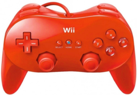 Wii Classic Pro Controller Rood