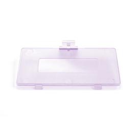 Game Boy Pocket Batterijklepje Transparent Paars (Third Party) (Nieuw)