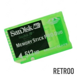 Sony Memory Stick Pro Duo 512MB MagicGate Groen