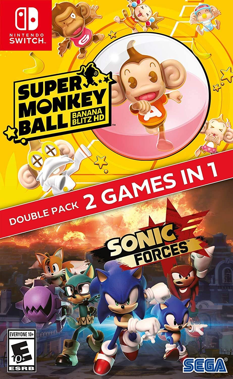 Sonic Forces + Super Monkey Ball Banana Blitz HD (Nieuw)