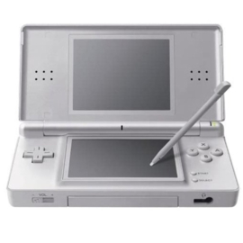 Nintendo DS Lite Zilver (Nette Staat & Mooie Schermen) - Zonder GBA Klepje