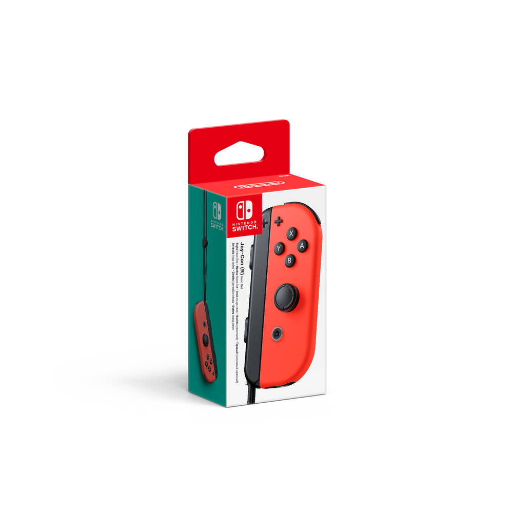 Originele Nintendo Switch Joy Con Rood Rechts in Doos