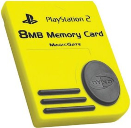 Nyko PS2 8MB Memory Card Geel