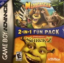Madagascar + Shrek 2 (Losse Cartridge)