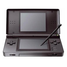Nintendo DS Lite Zwart (Nette Staat & Krasvrije Schermen) - Behuizing Beschadigd