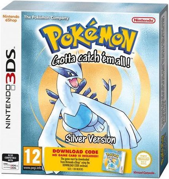 Pokemon Silver Version (Code Reeds Gebruikt)