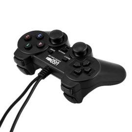 PS3 Controller Wireless Zwart 2 in 1 (Third Party)