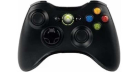Microsoft Xbox 360 Controller Wireless Zwart (Gebruikte Staat)