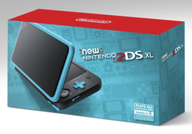 New Nintendo 2DS XL Blauw/Zwart in Doos (Nette Staat & Krasvrije Schermen)