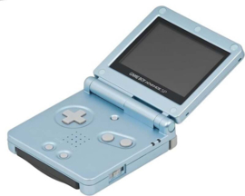 Nintendo Game Boy Advance SP Pearl Blue (Nette Staat)