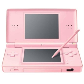 Nintendo DS Lite Roze (Nette Staat & Krasvrije Schermen) - Vlek in Bovenscherm