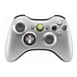 Microsoft Xbox 360 Controller Wireless Silver