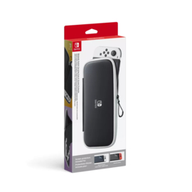 Nintendo Switch OLED Carrying Case White/Black in Doos