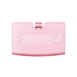 Game Boy Advance Batterijklepje Transparent Roze (Third Party) (Nieuw)