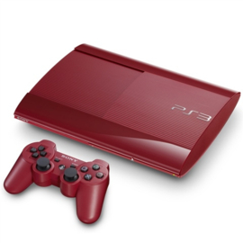 Playstation 3 Super Slim Rood 12GB + Controller