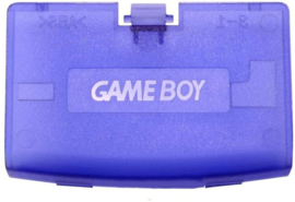 Game Boy Advance Batterijklepje Transparent Blauw (Third Party) (Nieuw)