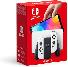 Nintendo Switch Console Set OLED Wit in Doos (Nette Staat & Krasvrij Scherm)