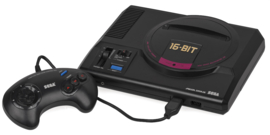 Sega MegaDrive 16 Bit + Controller (RF Switch)
