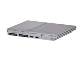 Playstation 2 Console Slim Zilver - Leest Geen Disc