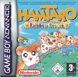 HamTaro Rainbow Rescue - Gameboy Advance (Losse Cassette) + Handleiding