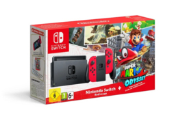 Nintendo Switch Console Set Super Mario Edition V2 in Doos (Nette Staat)