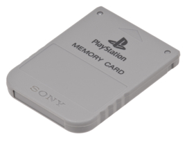 Sony PS1 1MB Memory Card Grijs