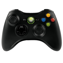 Xbox 360 Controller Wireless Zwart (Third Party)