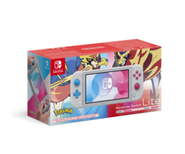 Nintendo Switch Lite Pokemon Zacian & Zamazenta Edition in Doos (Nette Staat & Krasvrij Scherm)