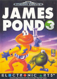 James Pond 3 - Sega Genesis - NTSC (Losse Cassette)