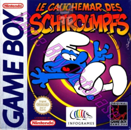 Le Cauchemar Des Schtroumpfs - Gameboy Classic (Losse Cassette) + Handleiding